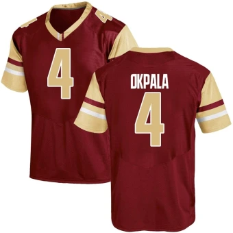 Men's Boston College Eagles Neto Okpala Maroon Team Color Jersey - Game