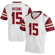 Men's Boston College Eagles Quintayvious Hutchins Football Jersey - Replica White