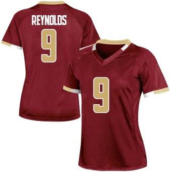 Women's Boston College Eagles Dante Reynolds Maroon Team Color Jersey - Game