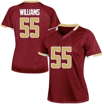 Women's Boston College Eagles Kwan Williams Maroon Team Color Jersey - Replica