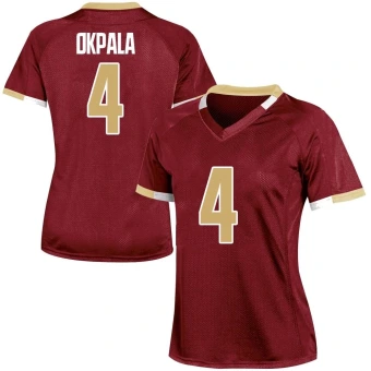 Women's Boston College Eagles Neto Okpala Maroon Team Color Jersey - Replica