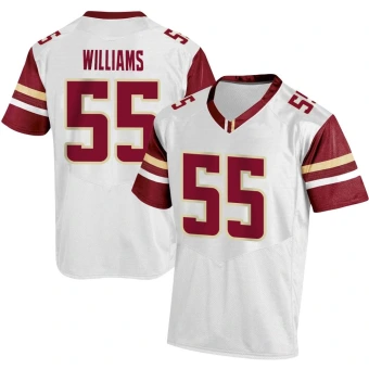 Youth Boston College Eagles Kwan Williams Football Jersey - Replica White
