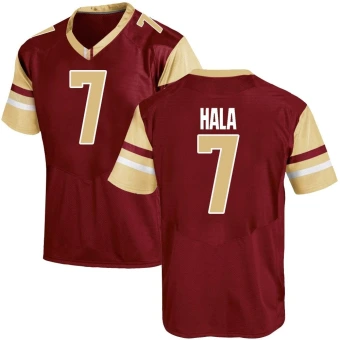Youth Boston College Eagles Sione Hala Maroon Team Color Jersey - Game